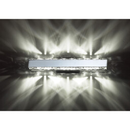 Galaxy Horizontal Wall Lamp 3W LED 6000K Polished Chrome/Crystal - thumbnail 2