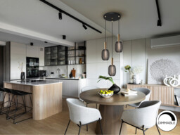 Micrón Cluster Pendant Ceiling 3 Light Gold, Black LED 3000K - thumbnail 3