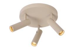 Grado Ceiling spotlight Ø25cm 3xGU10 (MR11) - Taupe - thumbnail 1