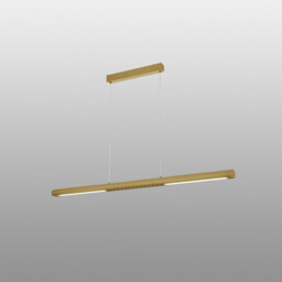 Lineal 1.2m Linear Pendant, 24W LED, 3000K, 2970lm, Painted Gold, 3yrs Warranty - thumbnail 2
