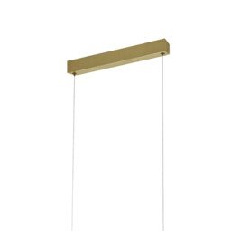 Lineal 1.2m Linear Pendant, 24W LED, 3000K, 2970lm, Painted Gold, 3yrs Warranty - thumbnail 5