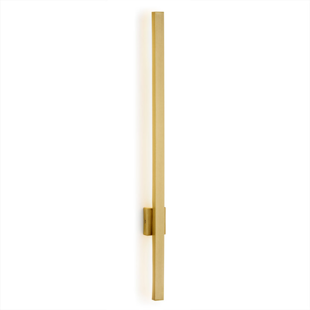 Asse 60cm Integrated LED Wall Lamp Brushed Brass 3000K