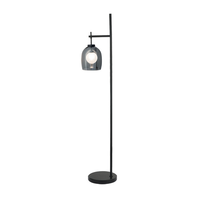 Zambelis Floor Lamp Sandy Black - Black Marble 1xG9 LED - image 1