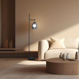 Zambelis Floor Lamp Sandy Black - Black Marble 1xG9 LED - thumbnail 2