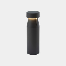 Rek Outdoor Pedestal Light 53.3cm Urban Grey LED 14.5W PC Amber IP66 On-Off - thumbnail 3