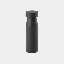 Rek Outdoor Pedestal Light 53.3cm Urban Grey LED 14.5W PC Amber IP66 On-Off - thumbnail 1