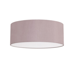 Baymont White 5 Light E27 Universal Flush Ceiling Fixture With 60cm x 22cm Dual Faux Silk Shade, Taupe/Halo Gold - thumbnail 5
