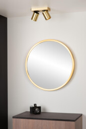 Nigel Modern Twin Ceiling Spotlight - LED Dim to warm - GU10 - 2x5W 2200K/3000K - Matt Gold, Brass - thumbnail 5