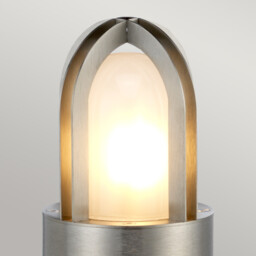 Paignton Outdoor Pedestal Light Stainless Steel (Silver), IP55 - thumbnail 2