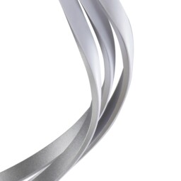 Nur Semi Flush Ceiling 80W LED 3000K, 6200lm, Dimmable Silver, Frosted Acrylic, Polished Chrome - thumbnail 5