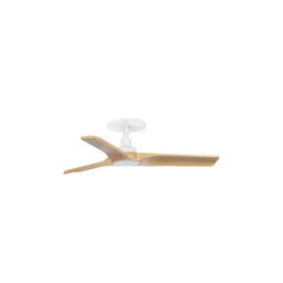 Heywood Recessed 90cm Ceiling Fan Matt White, Pine Blades - thumbnail 1