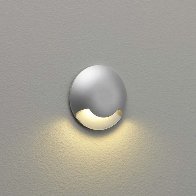 Beam One LED 1 Light Outdoor Wall Light Painted Silver IP67