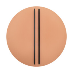 Neapolis 80cm Integrated Led Wall Lamp Sandy Brick Red-Black Matt LED 3000K Dimmable - thumbnail 1