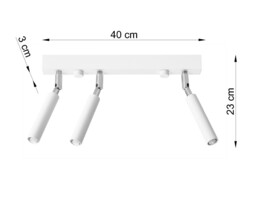 Eyetech Straight Bar Flush 3 Light White G9 - thumbnail 5