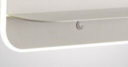 Lanzarote Wall Lamp Shelf With USB Sockets, 18W LED, 3000K, 1400lm, Matt White - thumbnail 5