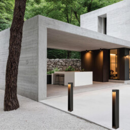 Lioraen Outdoor Bollard Graphite LED 2200-2700-3200-4000K IP65 - thumbnail 2