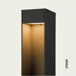 Lioraen Outdoor Bollard Graphite LED 2200-2700-3200-4000K IP65 - thumbnail 5