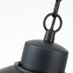 Copenhagen Outdoor Dome Wall Lamp Black, IP44 - thumbnail 2