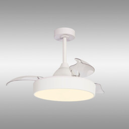 Alaska 45W LED Dimmable Ceiling Light With Built-In 25W DC Fan, 2700-5000K Remote & APP Control, 2500lm, White, 5yrs Warranty - thumbnail 2