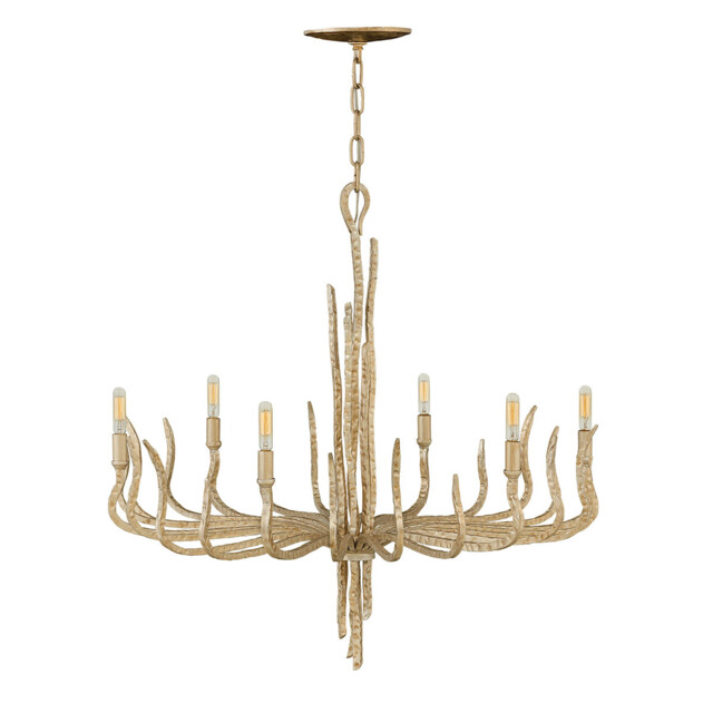 Spyre 6 Light Chandelier Gold Finish, E14 - image 1