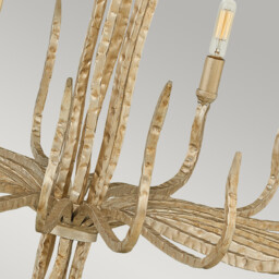 Spyre 6 Light Chandelier Gold Finish, E14 - thumbnail 3