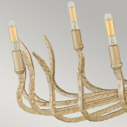 Spyre 6 Light Chandelier Gold Finish, E14 - thumbnail 5