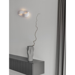 Infinity Integrated LED Wall Lamp Deep Satin White Metal LED 6W 535Lm 3000K - thumbnail 2