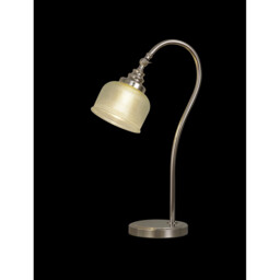 DeRuyter Table Lamp E27 Polished Nickel, Prismatic Glass - thumbnail 3