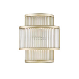Sergio Wall Lamp, Matt Gold, 2x G9
