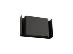 Remsen Flush Wall Lamp, 2 x 6W LED, 3000K, 535lm, IP54, Anthracite - thumbnail 3