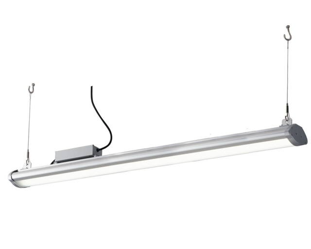 SUPERIA Outdoor LED Linear Batten Light Silver, IP65 24000lm 4000K 120.5x13.5x7.2cm