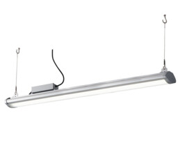SUPERIA Outdoor LED Linear Batten Light Silver, IP65 24000lm 4000K 120.5x13.5x7.2cm