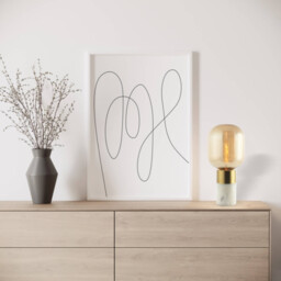 Ymittos Cylindrical Table Lamp White Marble - Champagne - Antique Brass 1xE27 - thumbnail 3