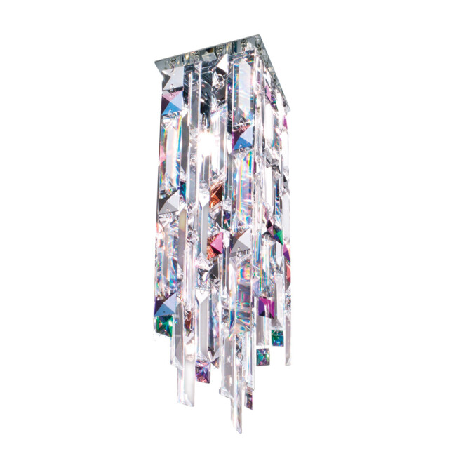 Prisma Crystal Ceiling Light Chrome - image 1