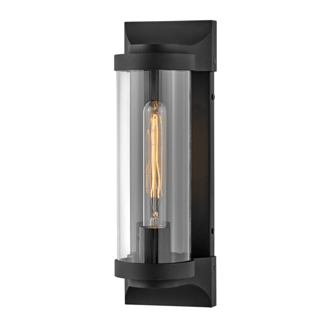 Hinkley Pearson Outdoor Wall Lantern Textured Black, IP44 - image 1