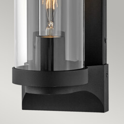 Hinkley Pearson Outdoor Wall Lantern Textured Black, IP44 - thumbnail 5