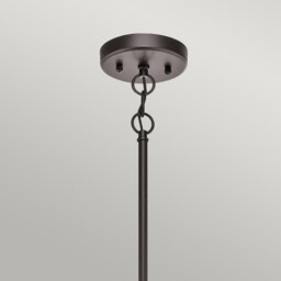 Lyndon 5 Light Outdoor Chandelier Pendant Lighting Bronze IP44, E27 - thumbnail 3