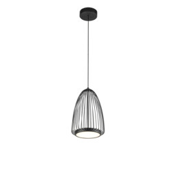 Smart 22cm Pendant, 20W LED, 3000K, 1200lm, Sand Black, 3yrs Warranty - thumbnail 1