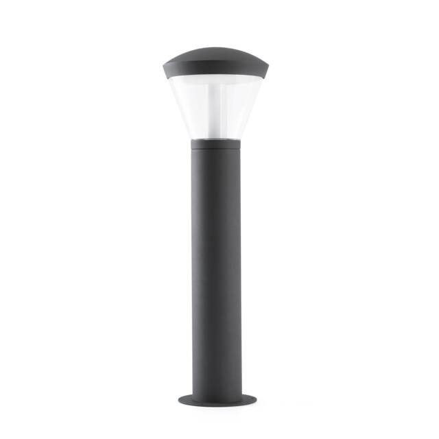 Shelby LED Outdoor Bollard Light White, Dark Grey IP65 - image 1