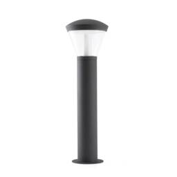 Shelby LED Outdoor Bollard Light White, Dark Grey IP65 - thumbnail 1