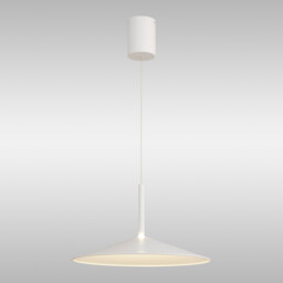 Calice 48cm Rise And Fall Pendant, 16W LED, 3000K, 1200lm, White, 3yrs Warranty - thumbnail 2