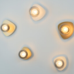 Perivolia 15.6cm Globe Wall Lights Sandy White-Smoked Glass 1xG9 LED - thumbnail 2