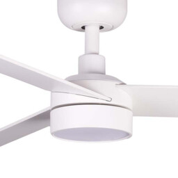Rudder 106cm LED Ceiling Fan Matt White, Ash Blade, 3 Blade Reversible - thumbnail 5
