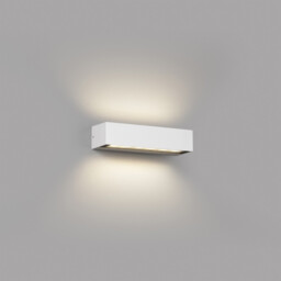 Doro-13 Integrated LED Up Down Lighter Outdoor Wall Light White, 3000K, IP65
