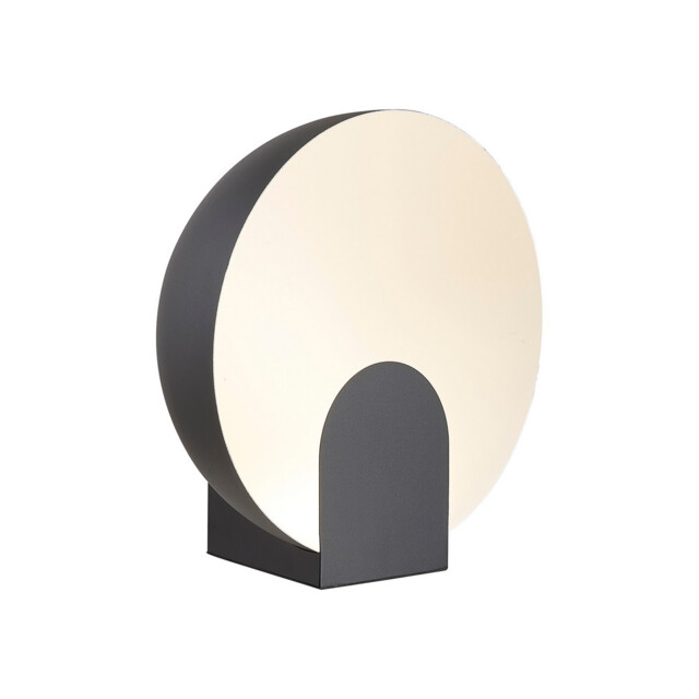 Oculo 30cm Table Lamp, 12W LED, 3000K, 1080lm, Black, 3yrs Warranty - image 1