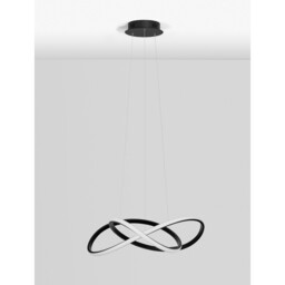 Amara Integrated LED Pendant Ceiling Light Sandy Black Aluminium LED 28W 1600Lm 3000K - thumbnail 3