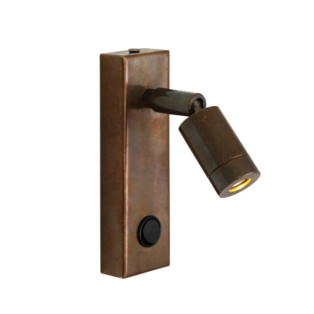 Sampio Wall Light, Antique Brass
