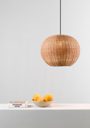 Haka Black, Rattan Globe Pendant Lamp 30cm 2700K - thumbnail 2