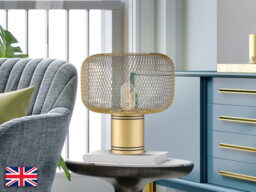 Osiris Globe Table Lamp Gold Paint E27