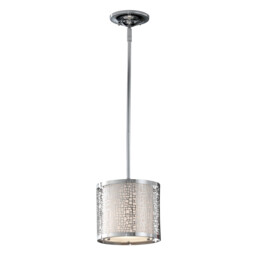 Joplin 1 Light Ceiling Mini Pendant Chrome, E27 - thumbnail 1